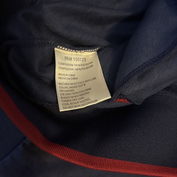 NWT FC Barcelona Large FCB Barca Full Zip Jacket Men's Large Blue Soccer Futbol - Picture 9 of 11